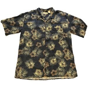 Bobby‎ Chan Shirt Mens Extra Large Hawaiian Silk AOP PGA Golf Casual Athleisure